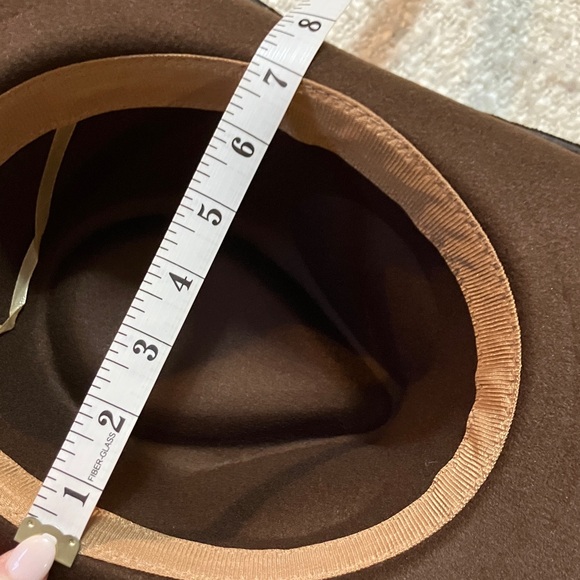 🍂 NWT BOHO COFFEE BROWN COWBOY HAT - Picture 9 of 12